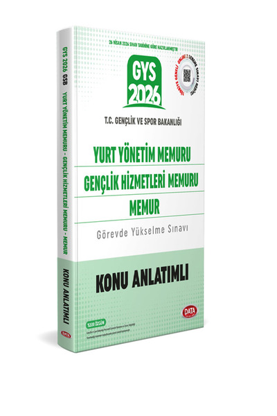 Data Yayınları T.C. Gençlik ve Spor Bakanlığı Yurt Yönetim Memuru Gençlik Hiz...