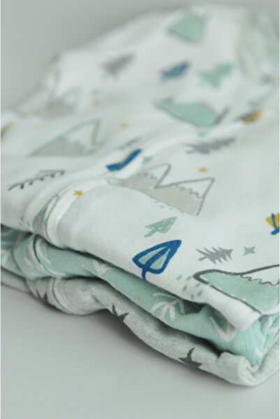 Cloud Island طقم بيجاما للأطفال من فوريست دريمز (أكمام طويلة مع سحاب) عبوة من...