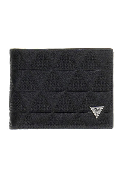 Guess Erkek Torino Deri Cüzdan - Siyah