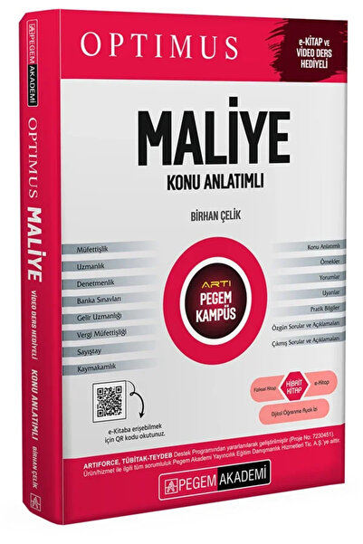 Pegem Akademi Yayıncılık KPSS A Grubu Optimus Maliye Konu Anlatımı