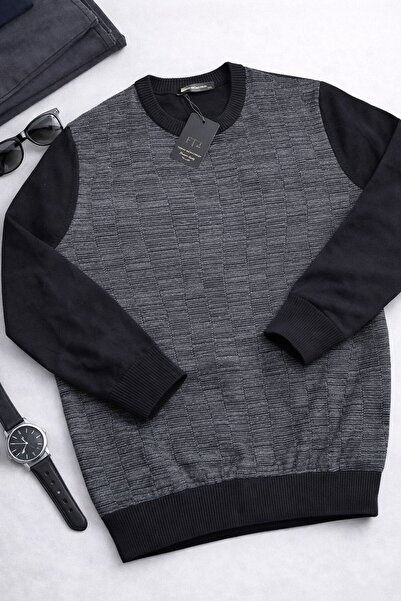 Tony Montana BİSİKLET YAKA DOKULU TRİKO KAZAK T1310