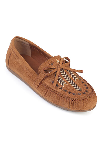 Capone Outfitters Lisabeth Suede Look Soft Women's Loafer Shoes with Native A...