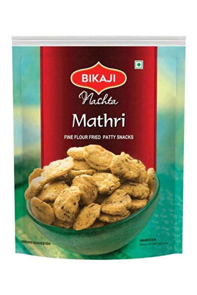 Bikaji كيس ناشتا ماثري 200 غرام | نامكين تقليدي مقرمش ولذيذ | متبل قليلاً وذو...