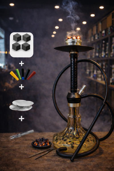 Dark Wolf Modern Tasarım Nargile – Dayanıklı Gövde – Kolay Temizlik