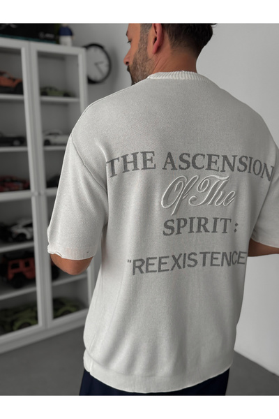 BYBASICMAN Екру бродирана рибена блуза TW-3341