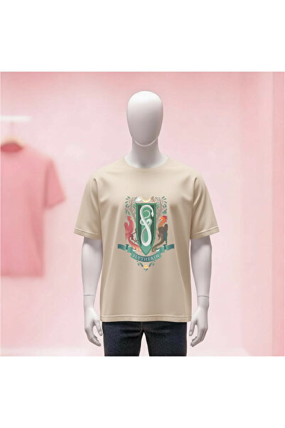 Vordevia تي شيرت هاري بوتر مطبوع برقبة دائرية وقصة واسعة للجنسين