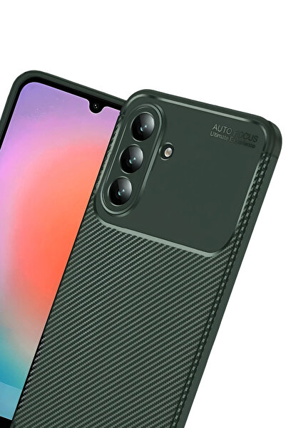 Shauan غطاء كربون من شون لهاتف سامسونج جالاكسي A57 5G مع تركيز تلقائي - أخضر ...