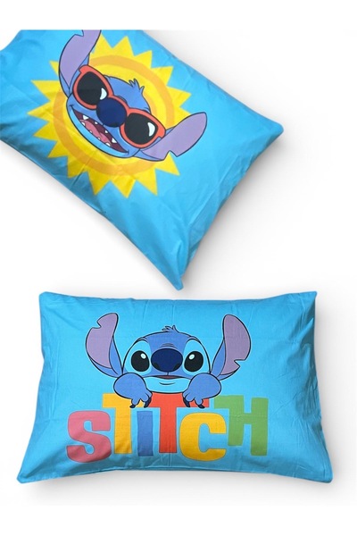 Taç Zorluteks Licensed Stitch Patterned 100% Cotton Fabric 1 Piece Pillowcase...