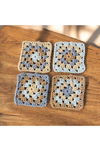 The Cloudish Shop Motiv croșetat gata făcut, croșetat manual, 25 de bucăți, m...