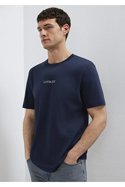 Mavi Tricou Negru Bleumarin Croială Regulară / Regular Fit 0613135-86623