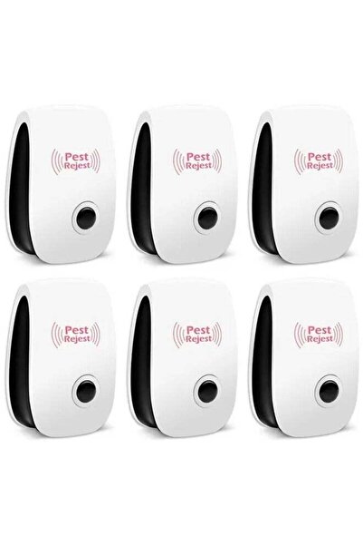 M SMART مجموعة من 6 أجهزة طرد الآفات بالموجات فوق الصوتية للفئران والصراصير و...