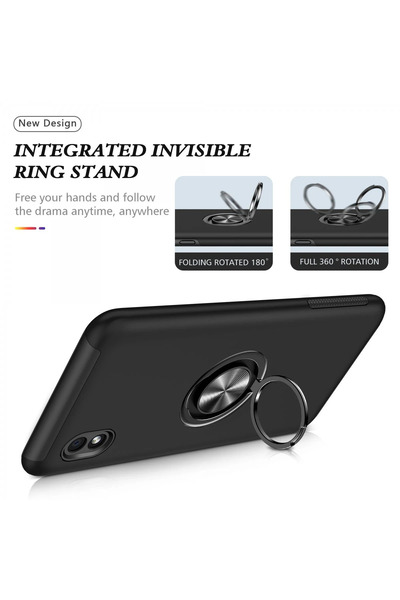 OZBAY TICARET Ozb Samsung Galaxy A01 Core Case Elite Cover with Ring - Black ...