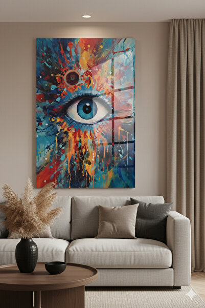 BLT DİZAYN Ochiul care explodează energie – Decor mural expresionist