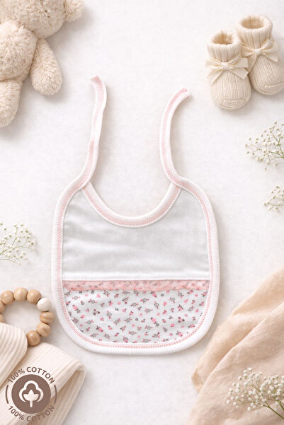 Miniel Unisex Baby 100% Organic Cotton Printed Baby Drool & Feeding Bib