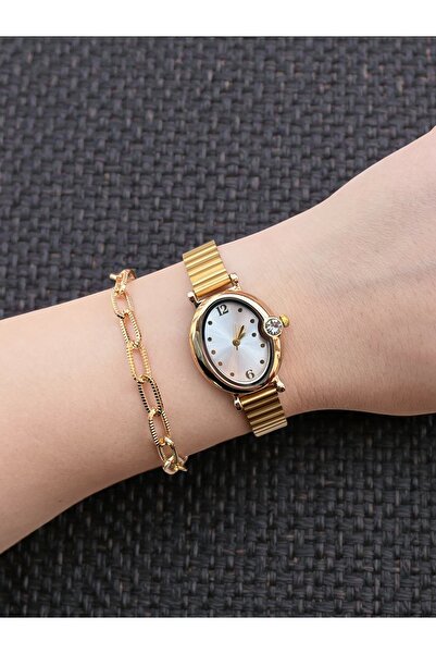 CLUPPOLOON Steel Simple Women's Watch Set