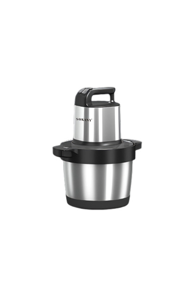 SOKANY 1500W Stainless Steel Food Processor: Meat Mincer, Chopper & Blender (...
