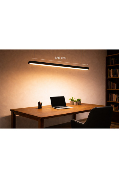 qwell Modern desk chandelier - 3000 Kelvin yellow light
