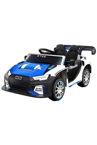 Leno Audi Sports Electric Kids Car, Blue - BCR7881