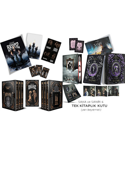 Guardian Kitap Bronz Serisi 3 Kitaplık Hediyeli Kutu ve Saka ve Sanrı 4 Kutul...