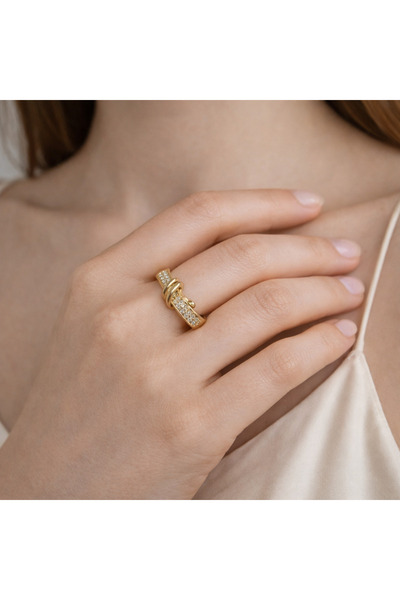 B Design jewelry خاتم فولاذي عتيق الطراز