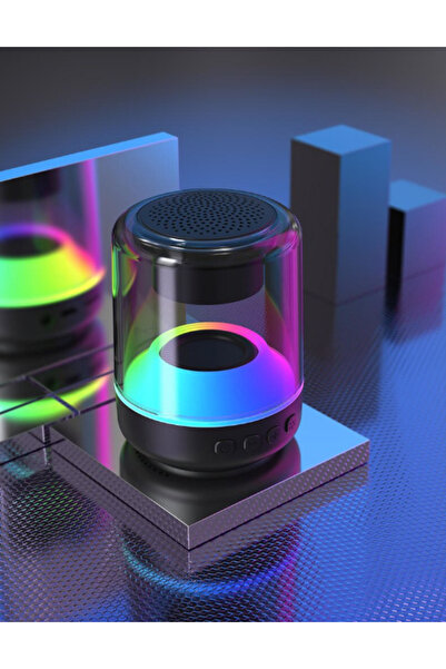 OEM Boxă portabilă transparentă, Bluetooth Mini, 9 cm, calitate audio premium...