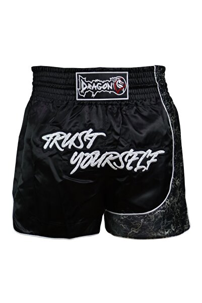 Dragondo MT3408 Εμπιστεύσου τον εαυτό σου Μαύρο σορτς Μουάι Τάι Κικ Μπόξ