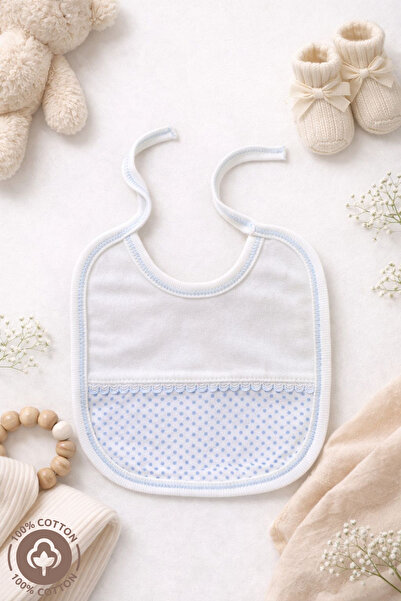 Miniel Unisex Baby 100% Organic Cotton Printed Baby Drool & Feeding Bib