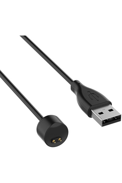 Techsuit Încărcător pentru Xiaomi Mi Band 5/6/7, USB, 3.5W, 1m Negru
