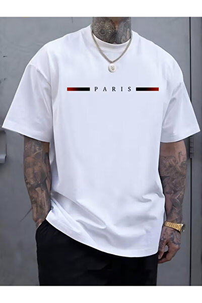 CLASSY.MODA Tricou din bumbac alb premium Sila Trend