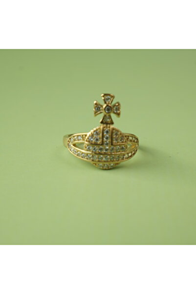 B Design jewelry خاتم فيفيان ويستوود الفولاذي العتيق