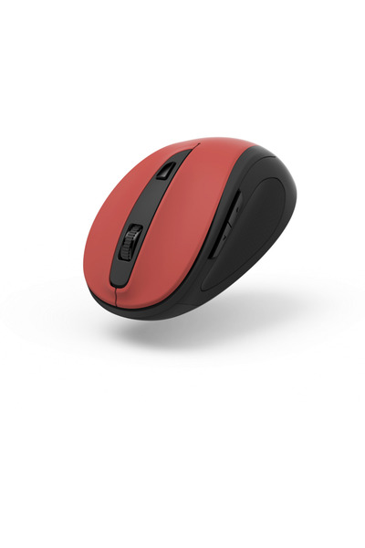 Hama Mouse wireless MW-400 V2, 6 butoane, ergonomic, USB, 1600 dpi, roșu