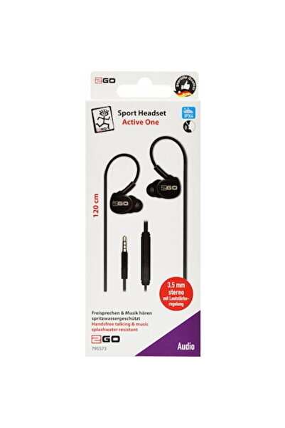 2go In-Ear Sport-Headset, Negru