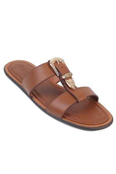 Capone Outfitters Papuci de damă Lanni cu cataramă și toc plat