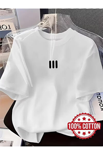 CLASSY.MODA Sila Trend Premium White Cotton T-Shirt