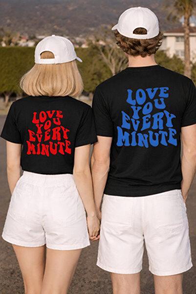 LORVEX Tricou Ziua Îndrăgostiților 14 februarie Combinație pentru cupluri Tri...