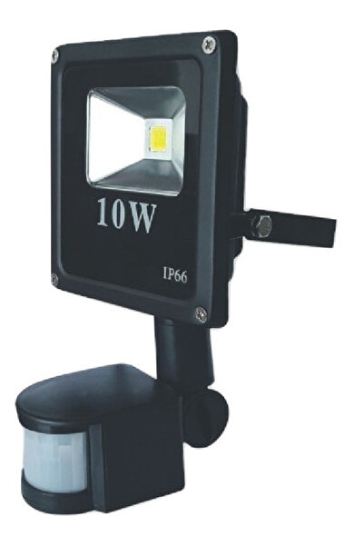 Powerx LED projector with sensor 10 W slim, cold white light