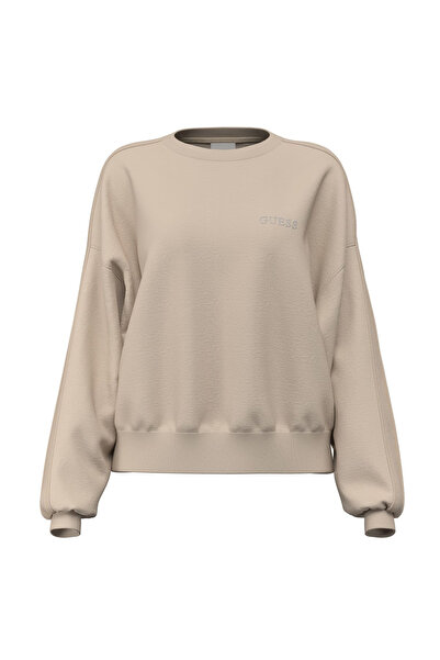 Guess Kadın Octavia Aktif Sweatshirt - Bej