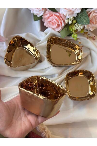 ROSSEV Snack Bowl Set of 4 Mikasa Moor Shiny