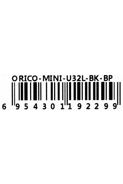 Orico MINI HUB USB-A, 3x USB-A (2x2.0, 1x3.1), MINI-U32L-BK-BP