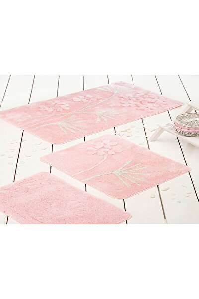 Talis Set of 3 Bath Mats Orchid Powder (Acryl)