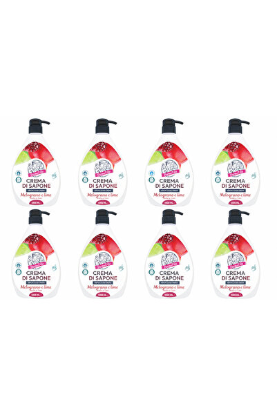 DERMOVITA Liquid cream soap Pomegranate and Lime, Dermovita, 1000ml Bax 8 Pieces