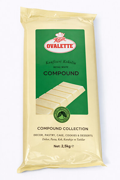 Katsan Ovalette OVALETTE FİLDİŞİ KONFİSERİ 2.5 KG