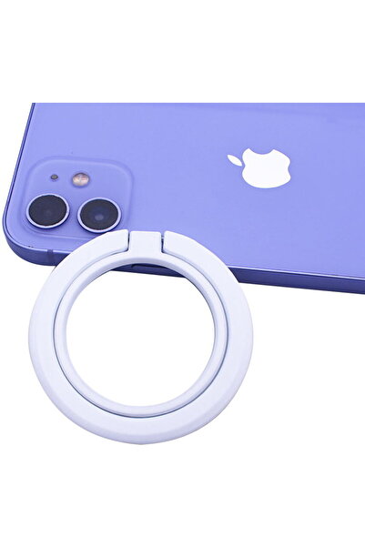 Techsuit Suport rotund pentru telefon - (MPR 3) - Alb