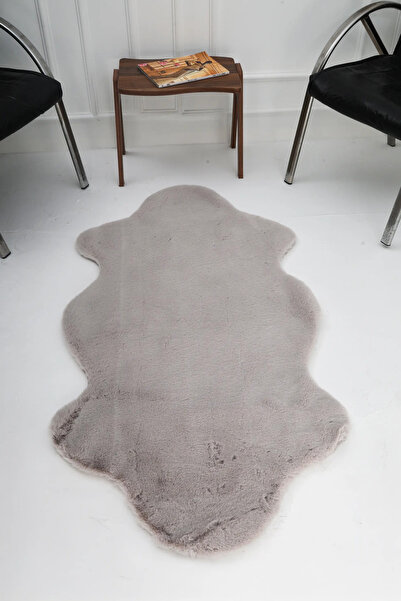 Sihirli Halı Nuvy Serisi 8702 Model Gri Renk Bulut Kesim Halı