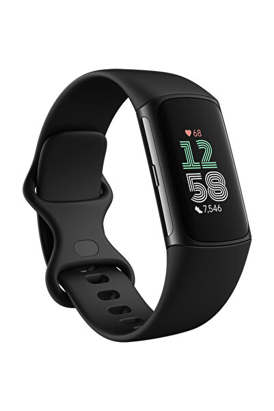 Fitbit Brățară fitness Charge 6 GPS GLONASS Bluetooth NFC neagră