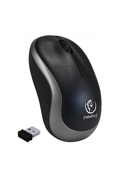 Rebeltec Mouse USB, Optic, Wireless, METEOR, 1000dpi, Argintiu