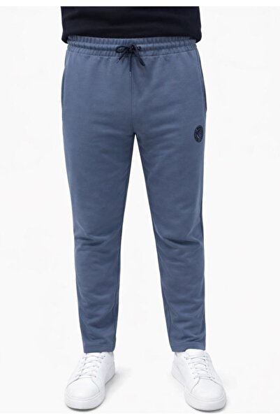 AXXEL Men's Smoke Gray Zipper Pocket Straight Leg Sweatpants-P601