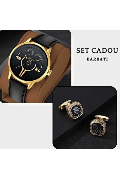 SOKY Gift set with watch and cufflinks