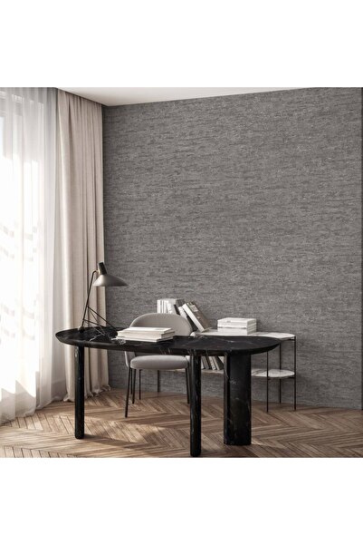 Adawall MUSE Koleksiyonu 25108-6 Koyu Vizon Taş Görünümlü Duvar Kağıdı