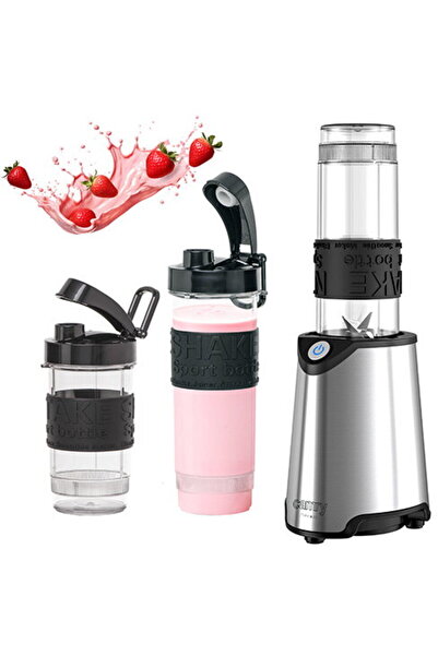 CAMRY Smoothie Blender 800W, 4 blades, 570ml/400ml, Silver